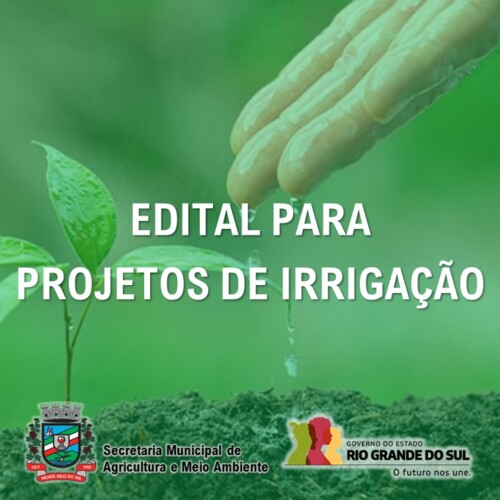 Governo do Rio Grande do Sul lança edital para projetos de irrigação e reservação de água